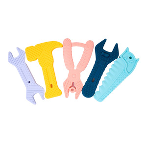Juguete de silicona para la dentición del bebé, juego de 5 piezas con forma de llave, multicolor, para bebés de 0 a 24 meses - Product Image 3