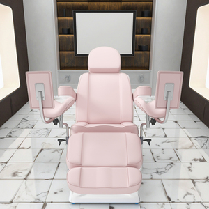 Fauteuil et lit de spa électrique complet pour salon de beauté, chaise de cosmétologie, lit de soins esthétiques à commande au pied, lit de massage des cils, lit de beauté à domicile - Product Image 1