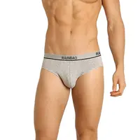 hot solid color plus size mens tanga briefs