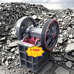 Thời gian sản xuất mini xách tay máy nghiền hàm 1-5 tấn DIESEL Powered PE 150x250 mini máy nghiền đá cho xây dựng động cơ mang - Product Image 4