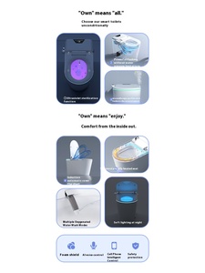 Thiết bị vệ sinh thông minh <span class=keywords><strong>WC</strong></span> chức năng mới tủ quần áo nước phòng tắm nhà vệ sinh tự động chỗ ngồi gốm nhà vệ sinh thông minh commode - Product Image 2