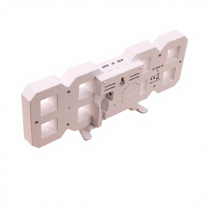 Réveil LED, horloge de table de bureau, montre numérique, horloge murale LED, affichage 24 heures, horloge de bureau 3D murale M571 - Product Image 3
