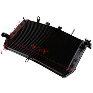 Refroidisseur de radiateur noir XINMATUO pour Yamaha FAZER 1000 FZ1-S <span class=keywords><strong>FZ1S</strong></span> FZ1-N FZ1N 2006-2015 2007 XF-M309 - Product Image 3