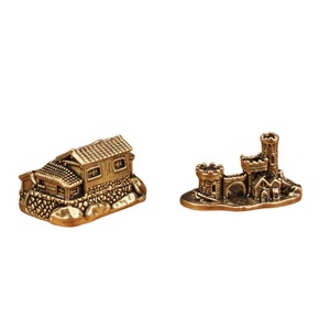 Miniatures décoratives en laiton de maison et de château pour la maison et le bureau, idéales pour la présentation sur table, cadeaux et souvenirs - Product Image 5