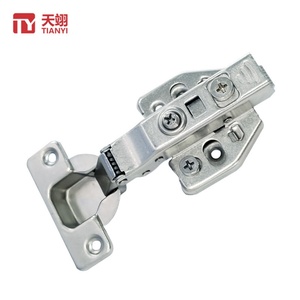 Vente directe fabricant Charnière en acier laminé à froid Système de fermeture hydraulique silencieuse réglable en 3D pour cuisine et école - Product Image 1