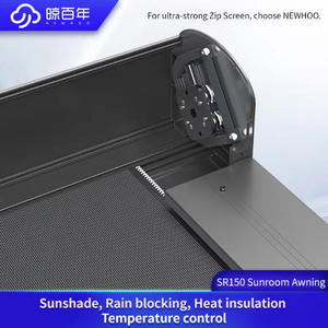 Système d'ombrage électrique extérieur Newhoo SR150 en métal pour véranda, patio et mariages – Meilleure vente - Product Image 3