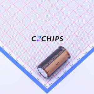 RXQ221M2CBK-1632P ตัวเก็บประจุชนิดอลูมิเนียมผ่านรู D16xL31.5mm 220uF 20% 160V 2.295A-100kHz - Product Image 1