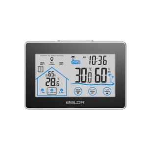 Touch Screen Humidity and Temperature Meter Indoor Outdoor Thermo-Hygrometer Humidity Digital Thermometer Hygrometer