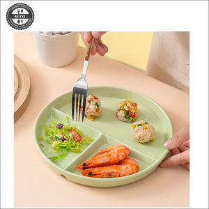 Керамическая 3-х отсекная пластина управления многоразовая бариатрическая тарелка для детей и взрослых, безопасная для микроволновой печи и посудомоечной машины - Product Image 3