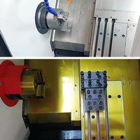 Nouvelle machine à tourner CNC à lit incliné DRC TCK6340, centre de tournage haute précision 3 axes, 4 stations d'outils, économie d'énergie