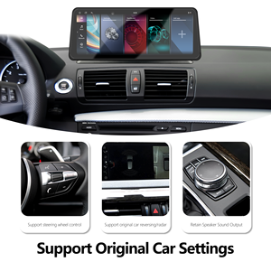 Écran de voiture Meihua 12,3 pouces pour BMW Série 1/E81/E82/<span class=keywords><strong>E87</strong></span> - Spécifications basiques 2007-2011 Vendu en ensemble complet comprenant cadre, câble et Canbus - Product Image 3