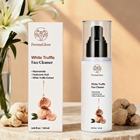 Gel Nettoyant Visage Doux Hydratant et Éclaircissant à la Niacinamide et à l'Acide Hyaluronique, enrichi en Truffe Blanche Fermentée, pour un Nettoyage des Pores en Profondeur