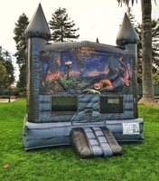 Structure gonflable d'Halloween avec bannière détachable pour la location