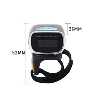 Mindeo CR40 Mini Scanner sans fil 1D 2D Anneau lumineux Interface USB Balayage automatique pour Android OS en stock