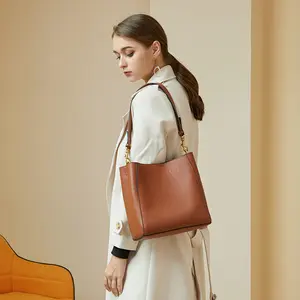 Özelleştirmek tasarım için yüksek kalite moda inek deri çanta kadın çanta için tarih bayan deri Crossbody omuzdan askili çanta çanta