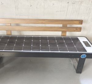 Banc de charge solaire sans fil Port d'amusement pour parcs à thème Siège intelligent multifonctionnel extérieur - Product Image 3