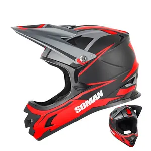 SOMAN CE Motocross Helmets Off Road Motorcycle Safety Protective Newest Adult Racing Cascos M9