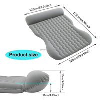 Mart Factory nouvelle grande taille SUV automatique gonflable voiture matelas pneumatique pour voiture voyage Camping matelas gonflable voiture lit pneumatique