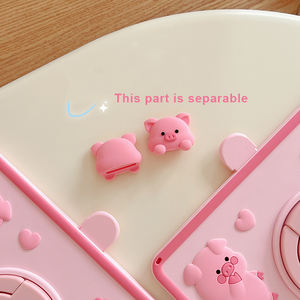 Funda <span class=keywords><strong>rosa</strong></span> para tableta para <span class=keywords><strong>iPad</strong></span> <span class=keywords><strong>Mini</strong></span> 7 2024 A17 Pro, funda de 8,3 pulgadas para niñas, para <span class=keywords><strong>iPad</strong></span> <span class=keywords><strong>Mini</strong></span> 6 <span class=keywords><strong>2021</strong></span>, funda bonita de silicona con dibujos animados - Product Image 4