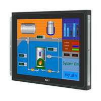 IP65 étanche 10 points capacitif cadre ouvert écran tactile industriel LCD 185 pouces moniteur