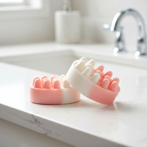 Barra de jabón de masaje exfoliante profunda con protuberancias naturales para pulir el cuerpo y la cara Elimina las células muertas de la piel y destapa los poros - Product Image 5