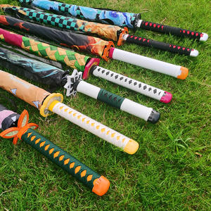 7 stili nuovo cacciatrice di demoni: Kimetsu no <span class=keywords><strong>Yaiba</strong></span> otto ossa ombrelli <span class=keywords><strong>Anime</strong></span> estate cartone animato spade ombrello Cosplay Prop - Product Image 3
