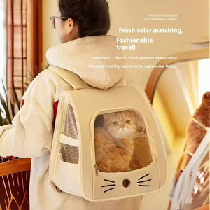 Mochila Porta Mascotas Portátil, Transpirable, de Gran Capacidad, Impermeable y Duradera para Perros y Gatos con Características Anti-Estrés - Product Image 5