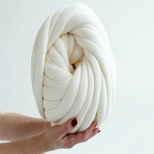 Filato Tubolare di Cotone Grande Senza Cuciture per Lavoro a Maglia a Mano, Filato Chunky Super Jumbo Lavabile in Lavatrice D2-3cm - Product Image 2