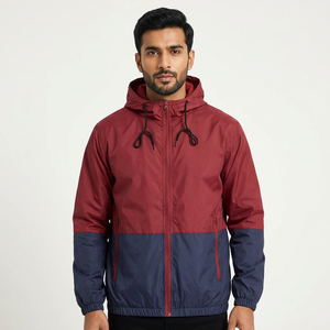 Custom <b>Men's</b> <b>Winter</b> Hooded Windproof Breathable <b>Waterproof</b> Canvas Stand Collar Front Casual Outdoor <b>Jacket</b> - Product Image 1
