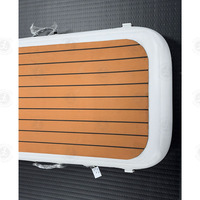 Passerelle gonflable antidérapante en EVA pour yacht - Rampe en PVC Drop-Stitch 2026, 180/200/250x70cm, 500LB, poignées latérales, pompe, sac