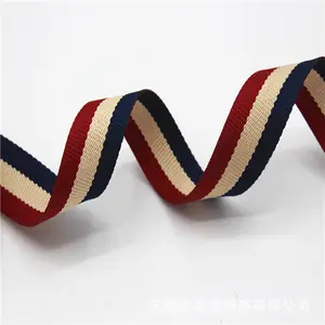 Any Width Color Striped Polyester Eco-friendly PP Polypropylene Webbing Sewing Accessories Recyclable High Quality