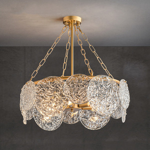 Lustre de restaurant rétro minimaliste transfrontalier, luminaire de luxe pour salon, luminaire simple pour chambre à coucher, éclairage suspendu créatif - Product Image 3