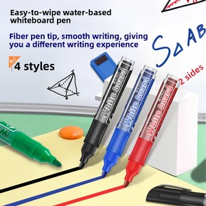 Pennarello Ricaricabile per <span class=keywords><strong>Lavagna</strong></span> Bianca e Nera per Insegnanti - Inchiostro a Base d'Acqua Cancellabile, Facile da Scrivere, Disponibile in Diversi Colori - Product Image 3
