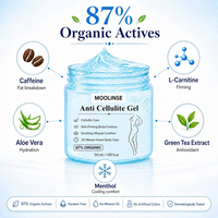 Crème corporelle raffermissante anti-cellulite bio 87% OEM/ODM personnalisable, favorisant la perte de poids et le confort musculaire, 50ml, vente en gros