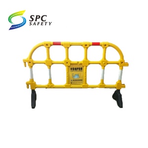 Venta al por mayor temporal de plástico, ligero y duradero de seguridad portátil peatonal de barrera de control de multitudes de tráfico cerca de la <span class=keywords><strong>barricada</strong></span>. - Product Image 4