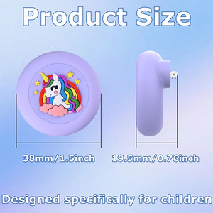 Custodia Protettiva 3D in Silicone Impermeabile a Forma di Spilla per AirTag, Design Cartone Animato, per Bambini, Idea Regalo - Product Image 5