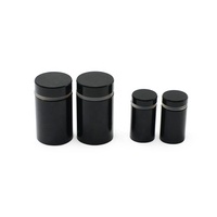 China Manufacturer's 12*20mm Golden Black Mirror Glass Sign Standoffs Fasteners for Advertising Board