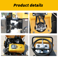 Nouveau moteur diesel 300kg 3 tonnes Mini Compacteur Rouleau de route Double Tambours Rouleau