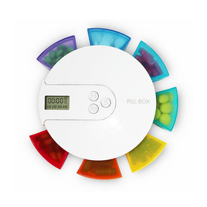 Nhà Máy Bán Buôn Xách Tay Mini <span class=keywords><strong>7</strong></span>-Lưới Nhựa Y Học Lưu Trữ Hộp Nhỏ Xách Tay Thuốc Lưu Trữ Trường Hợp Một Tuần Du Lịch Bao Bì - Product Image 2