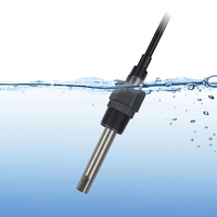 Transmetteur de conductivité Modbus RIKA RK500-13C, capteur d'électrode EC RS485, IP68, réponse en 1 seconde, câble de 5 m pour l'aquaculture et les eaux usées