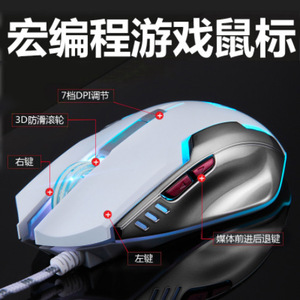 New Alliance Mamba II Wired Gaming <b>Mouse</b> 6 Buttons Optical Sensor For H1Z1 PUBG Gaming - Product Image 4