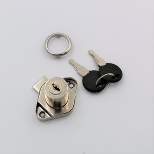 106 văn phòng ngăn kéo khóa nhà máy tùy chỉnh Nickel mạ đồ nội thất tủ khóa nhà tủ quần áo bàn khóa - Product Image 5