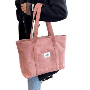 Free Sample wholesale custom Eco friendly with logo sgrocery <b>bag</b> reusable <b>corduroy</b> recycling foldable shopping <b>tote</b> <b>bags</b> - Product Image 1