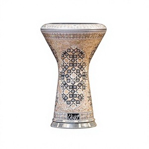 Authentique Gawharet El Fan Golden Arch Sombaty Darbuka 23cm Pearl Doumbek - Product Image 1