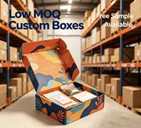 Boîte cadeau d'expédition personnalisée avec logo sur mesure, faible MOQ, échantillon gratuit, vente en gros Chine