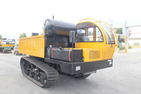 Dumper chenillé de type 6, 7 et 8 tonnes pour le transport de fruits de palmier à l'exportation vers la Malaisie