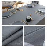 Nappe Moderne en PVC Tressé Écologique, Fine, Imperméable et Anti-Taches, Carrée, Idéale pour les Étudiants et l'Usage Domestique