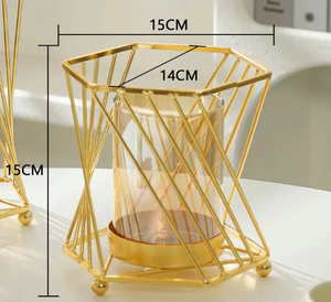 Nuevo jarrón de cristal dorado caliente utilizado para decorar el <span class=keywords><strong>centro</strong></span> de la Mesa de boda de la decoración del jarrón de metal - Product Image 5
