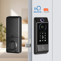 Cerradura Inteligente TTLock con Aplicación, Cerrojo Automático, Seguridad para el Hogar, Intercomunicador en Tiempo Real, Huella Digital, Cámara y Cerradura Digital
