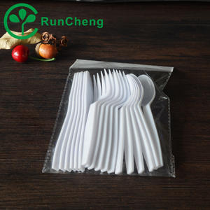 ช้อนส้อมมีดพลาสติก PS แบบใช้แล้วทิ้ง ดีไซน์เรียบง่าย เป็นมิตรกับสิ่งแวดล้อม สำหรับโรงแรม งานเลี้ยง และไอศกรีมแบบซื้อกลับบ้าน ขายส่ง - Product Image 2